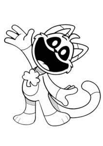 Desenho de CatNap Desenho Colorir Imprimir 34