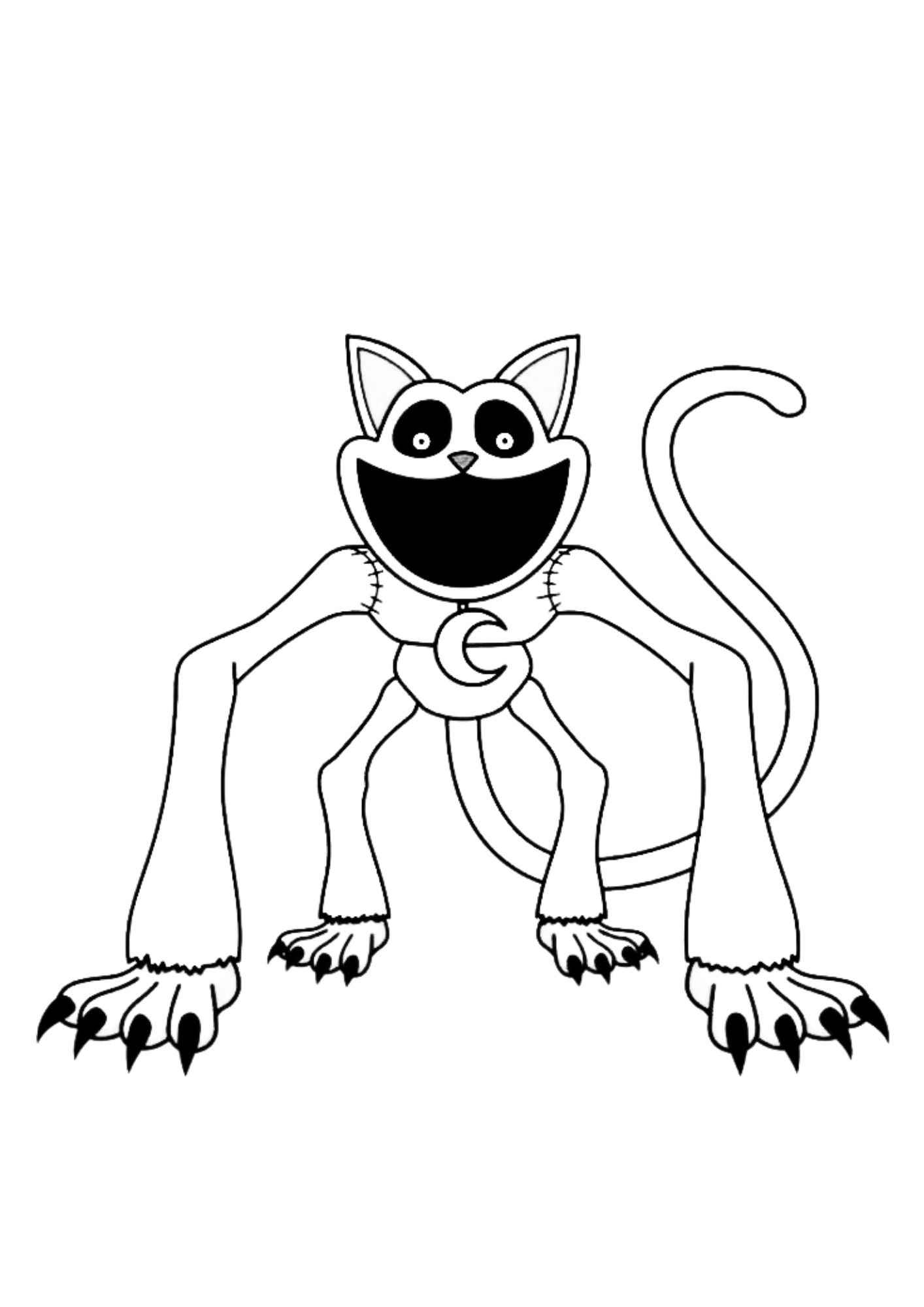 Desenho de CatNap Desenho Colorir Imprimir 35