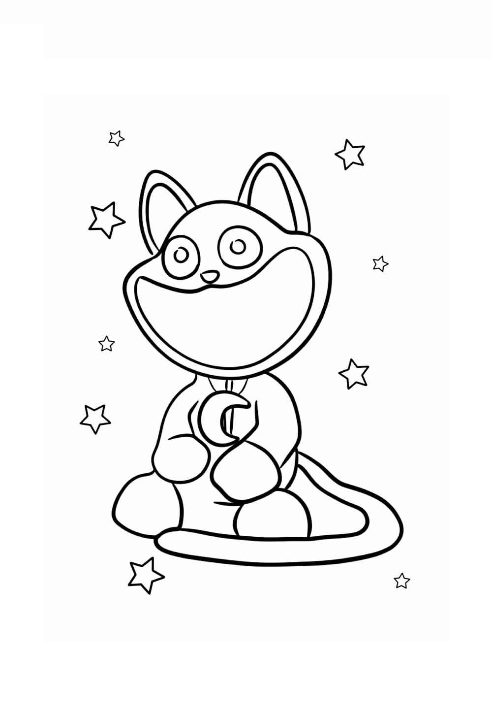 Desenho de CatNap Desenho Colorir Imprimir 38