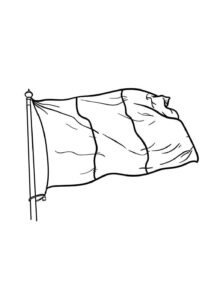 Desenho de Bandeira Da Franca Desenho Colorir Imprimir 02