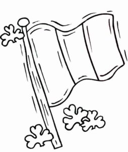 Desenho de Bandeira Da Franca Desenho Colorir Imprimir 09
