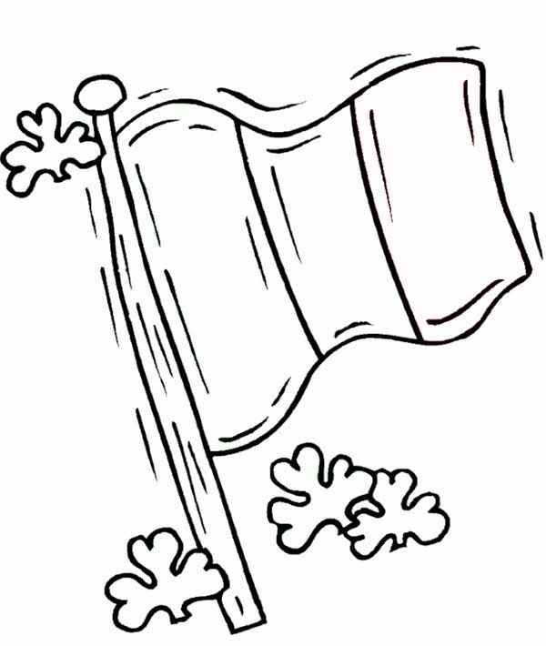 Desenho de Bandeira Da Franca Desenho Colorir Imprimir 09