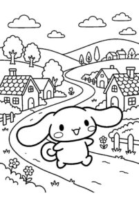 Desenho de Cinnamoroll Desenho Colorir Imprimir 02