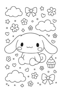 Desenho de Cinnamoroll Desenho Colorir Imprimir 03