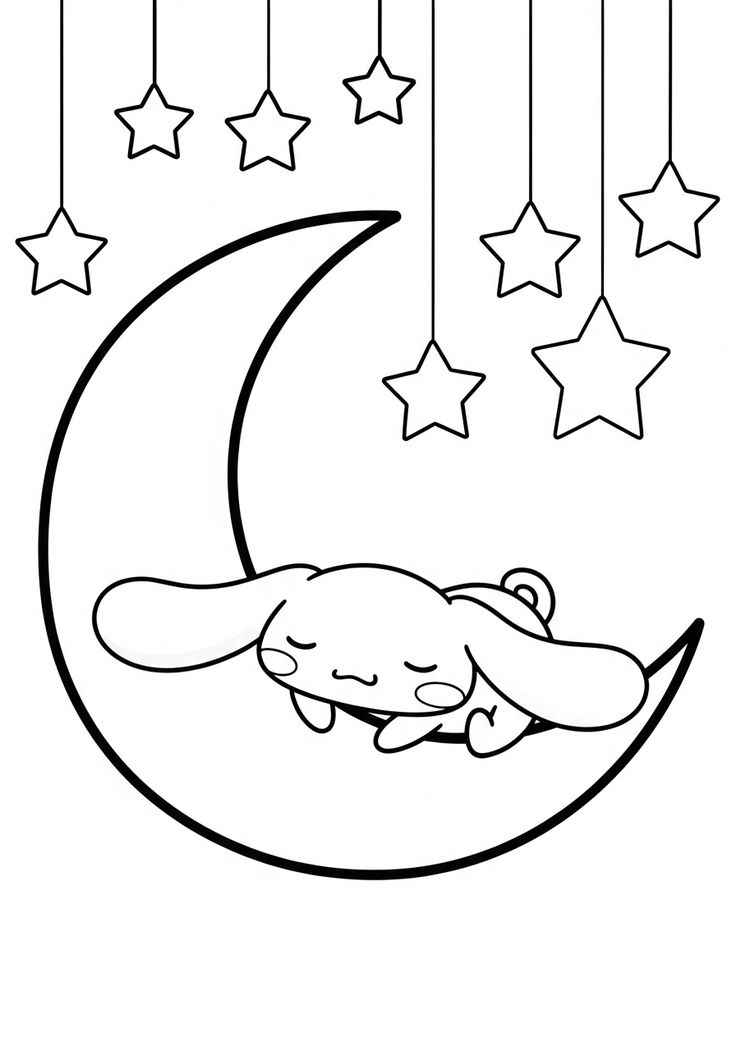 Desenho de Cinnamoroll Desenho Colorir Imprimir 09