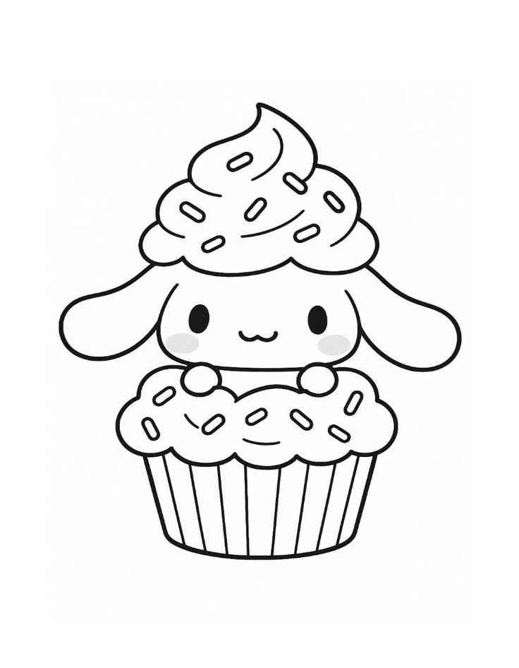 Desenho de Cinnamoroll Desenho Colorir Imprimir 10