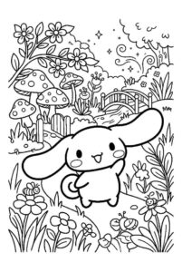 Desenho de Cinnamoroll Desenho Colorir Imprimir 11