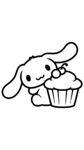 Desenho de Cinnamoroll Desenho Colorir Imprimir 12