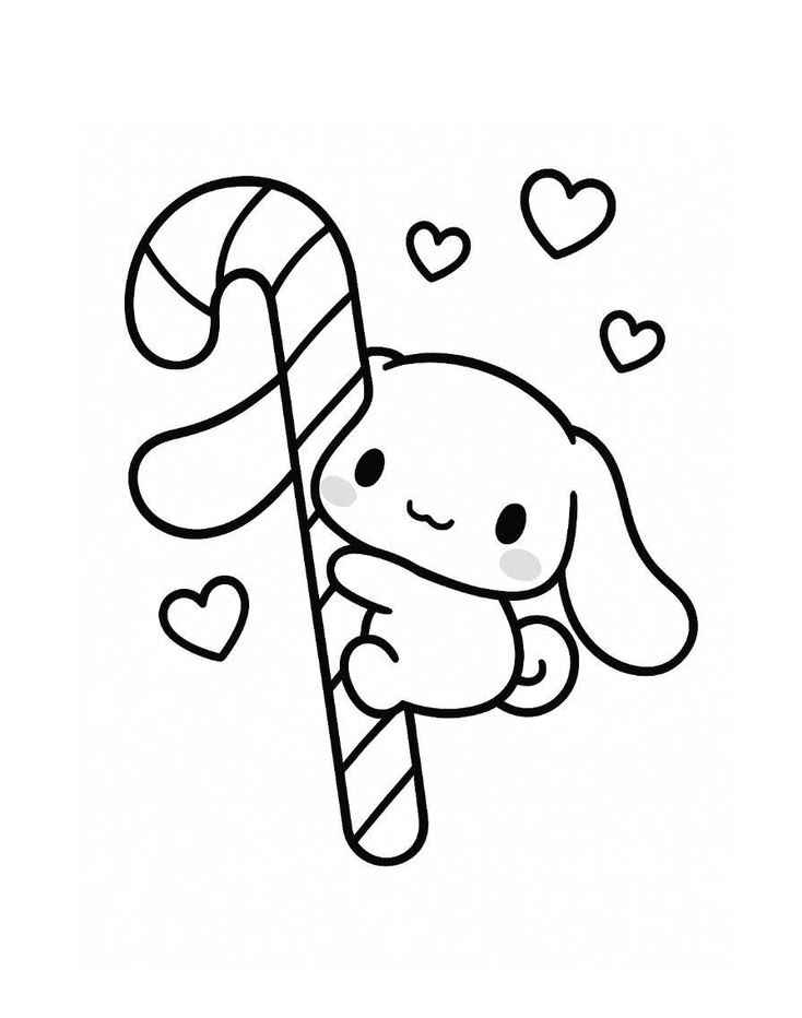 Desenho de Cinnamoroll Desenho Colorir Imprimir 16