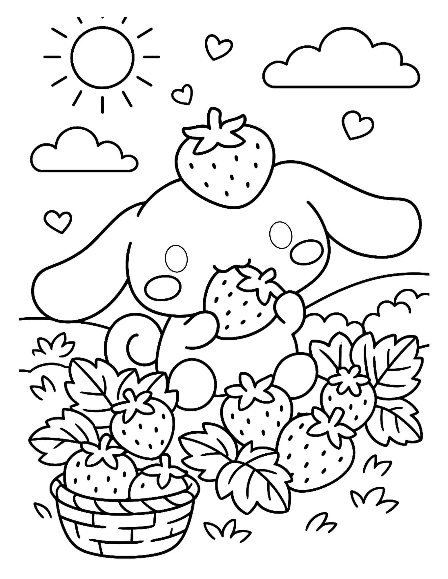 Desenho de Cinnamoroll Desenho Colorir Imprimir 23