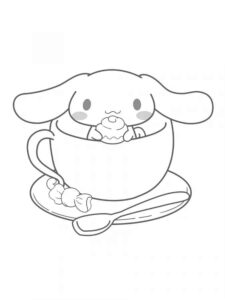 Desenho de Cinnamoroll Desenho Colorir Imprimir 26