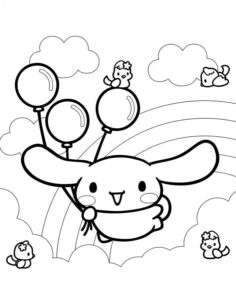 Desenho de Cinnamoroll Desenho Colorir Imprimir 29