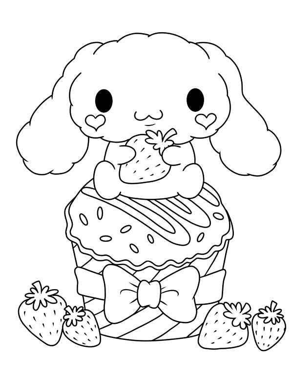 Desenho de Cinnamoroll Desenho Colorir Imprimir 33