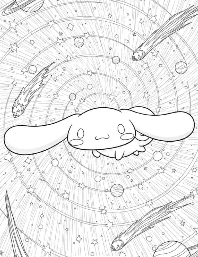 Desenho de Cinnamoroll Desenho Colorir Imprimir 35