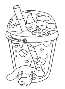Desenho de Cinnamoroll Desenho Colorir Imprimir 38