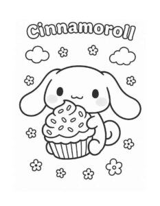 Desenho de Cinnamoroll Desenho Colorir Imprimir 39