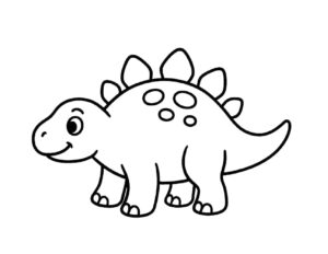 Desenho de Dinossauro Desenho Colorir Imprimir 03