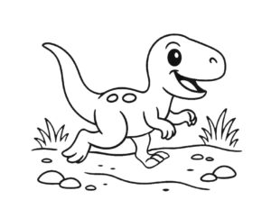 Desenho de Dinossauro Desenho Colorir Imprimir 06