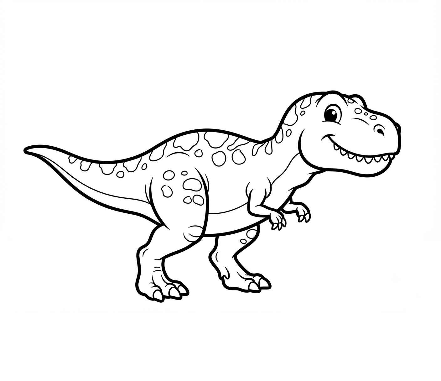 Desenho de Dinossauro Tiranossauro Colorir Imprimir 20