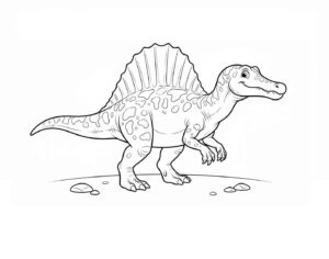 Desenho de Dinossauro Desenho Colorir Imprimir 23