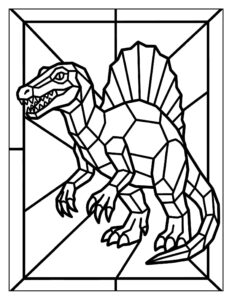 Desenho de Dinossauro Desenho Colorir Imprimir 34