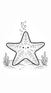 Desenho de Estrela Do Mar Animais Marinhos Desenho Colorir Imprimir 17