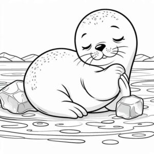 Desenho de Foca Desenho Colorir Imprimir 19