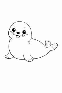 Desenho de Foca Desenho Colorir Imprimir 22