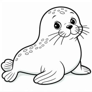 Desenho de Foca Desenho Colorir Imprimir 24