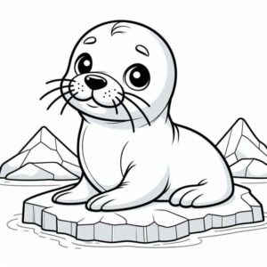 Desenho de Foca Desenho Colorir Imprimir 26