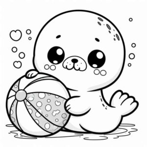 Desenho de Foca Desenho Colorir Imprimir 30