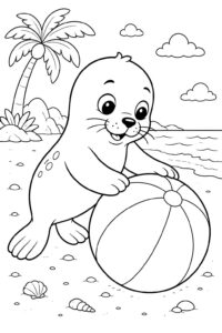 Desenho de Foca Desenho Colorir Imprimir 38
