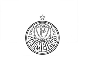 Desenho de Palmeiras Time Escudo Mundial 51 Desenho Colorir Imprimir 10