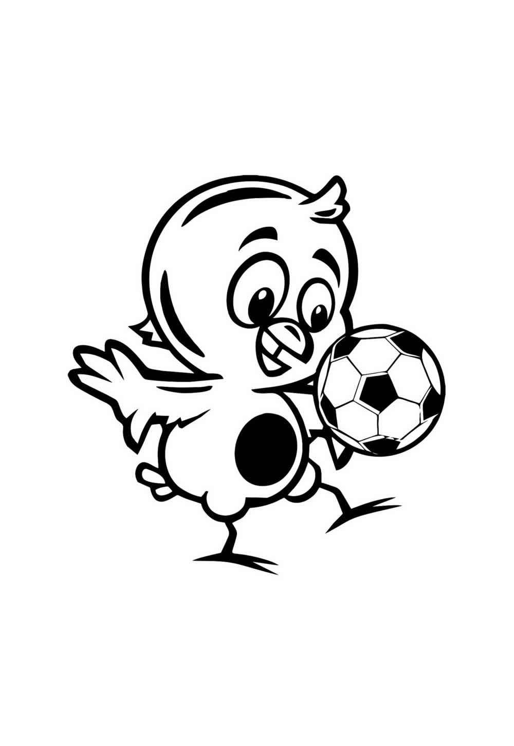 Desenho de Pintinho Amarelinho Desenho Colorir Imprimir 09