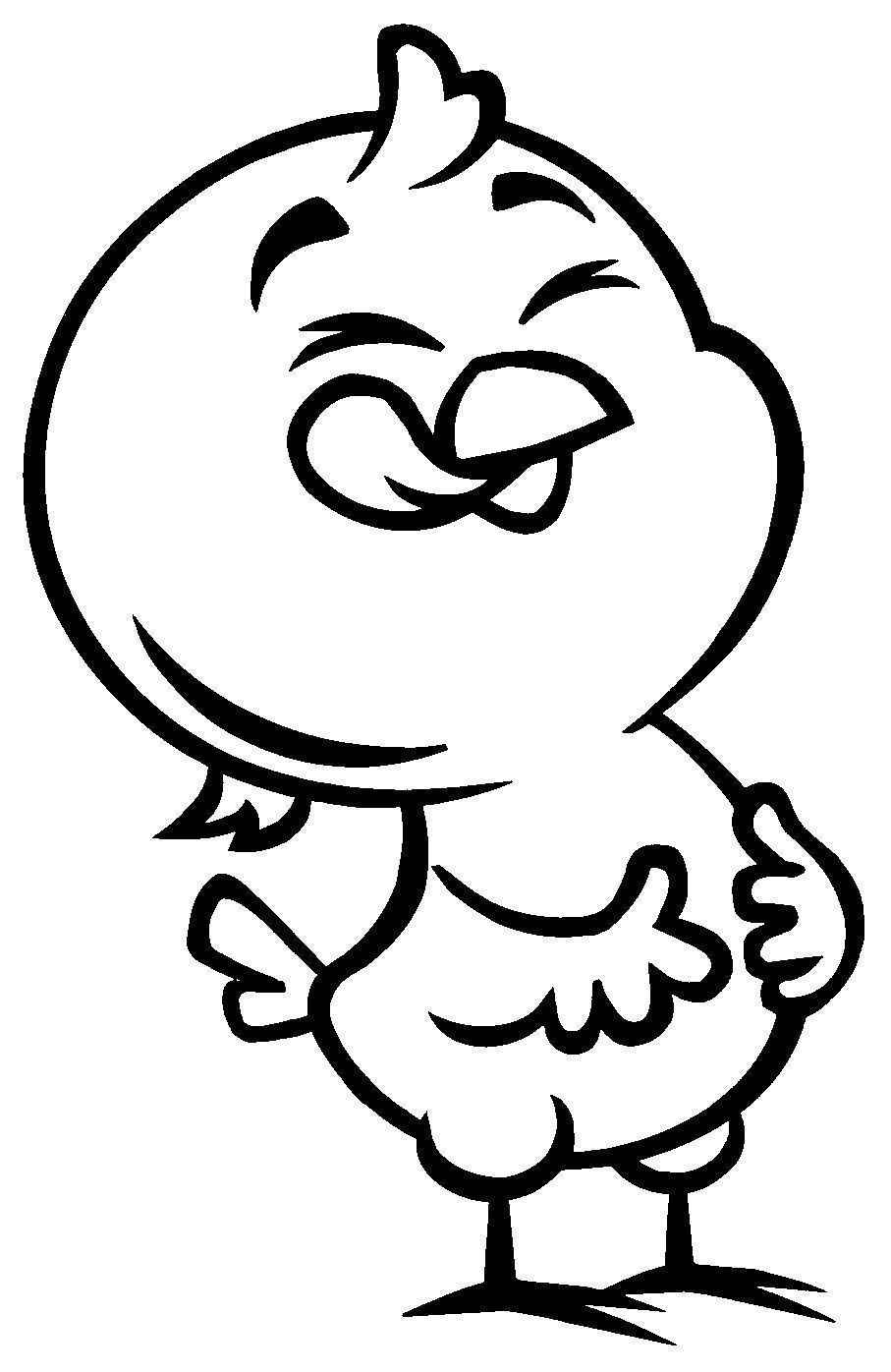 Desenho de Pintinho Amarelinho Desenho Colorir Imprimir 15