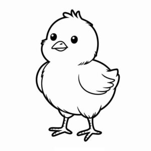 Desenho de Pintinho Desenho Colorir Imprimir 15