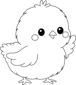 Desenho de Pintinho Desenho Colorir Imprimir 18