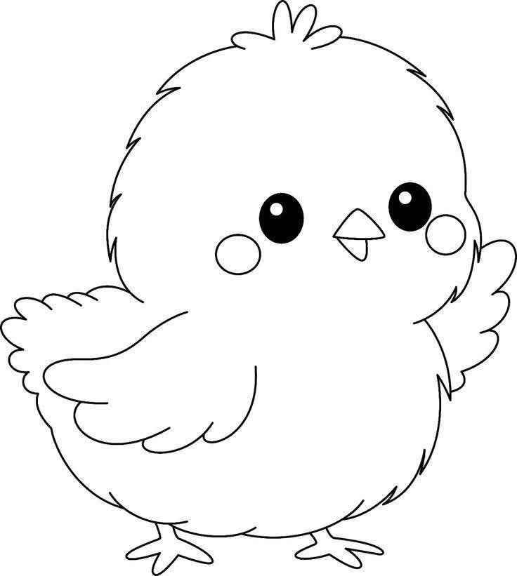 Desenho de Pintinho Desenho Colorir Imprimir 18
