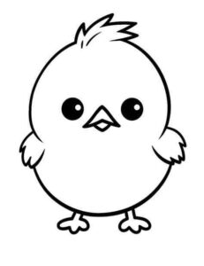 Desenho de Pintinho Desenho Colorir Imprimir 19