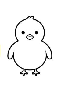 Desenho de Pintinho Desenho Colorir Imprimir 22