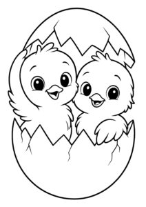 Desenho de Pintinho Desenho Colorir Imprimir 25