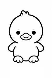 Desenho de Pintinho Desenho Colorir Imprimir 34