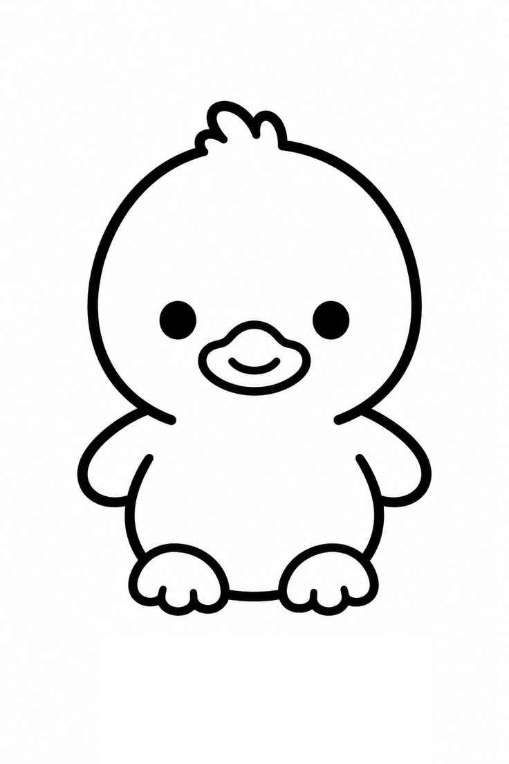 Desenho de Pintinho Desenho Colorir Imprimir 34