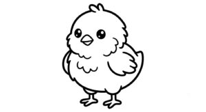 Desenho de Pintinho Desenho Colorir Imprimir 37