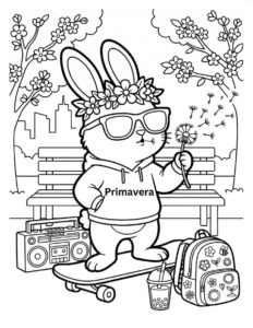 Desenho de Primavera Desenho Colorir Imprimir 07