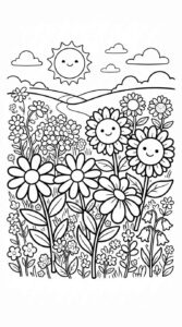 Desenho de Primavera Desenho Colorir Imprimir 11