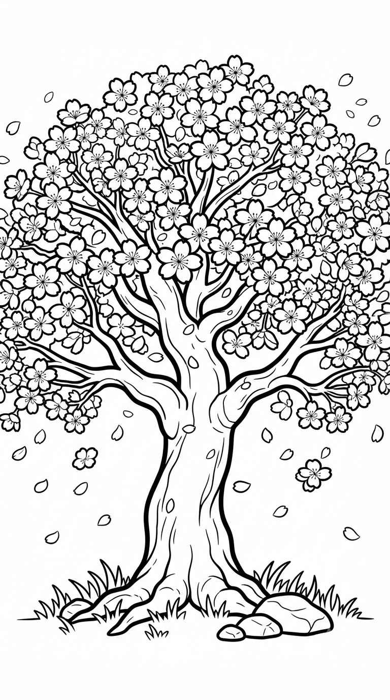 Desenho de Primavera Desenho Colorir Imprimir 14