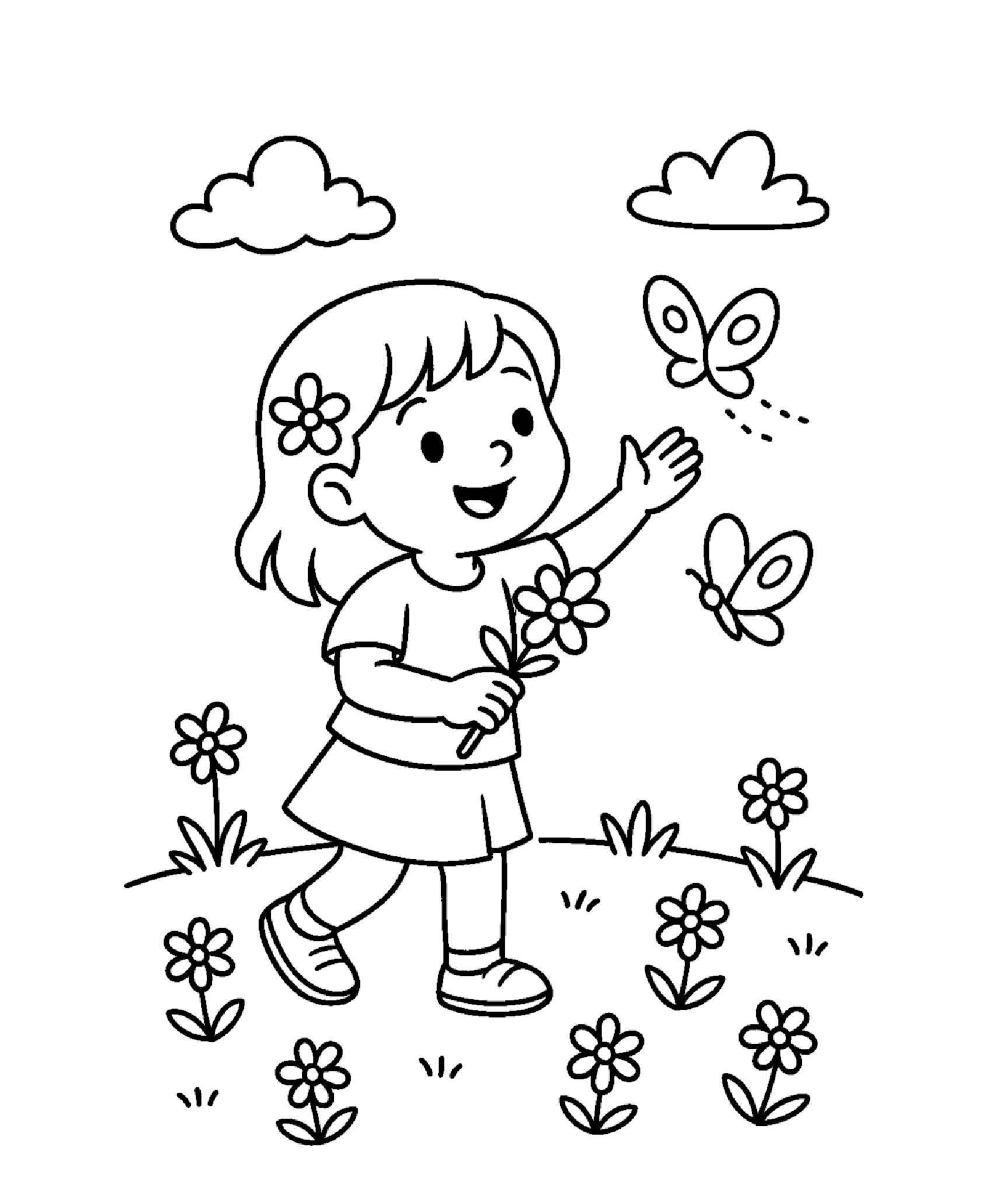 Desenho de Primavera Desenho Colorir Imprimir 46