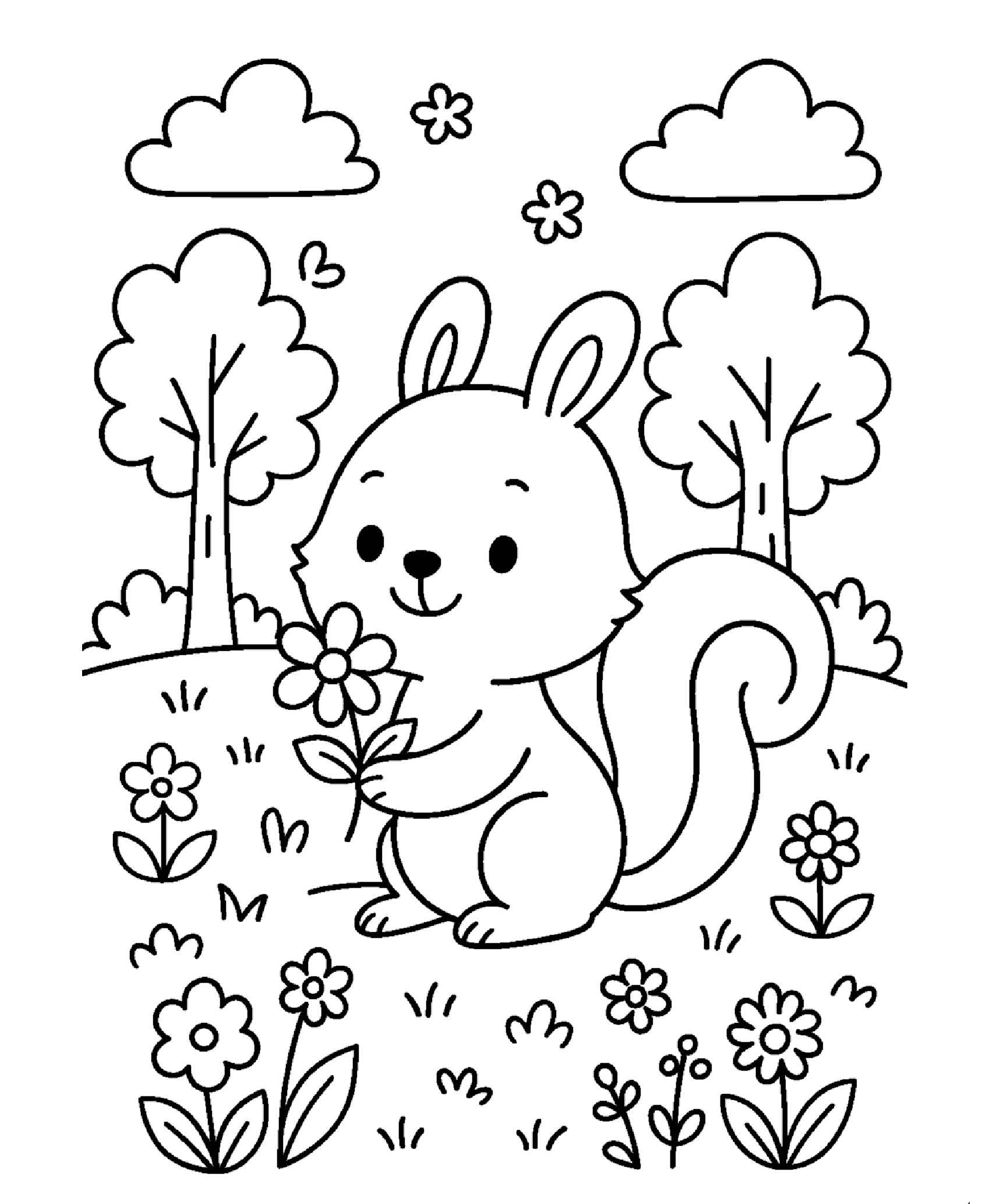 Desenho de Primavera Desenho Colorir Imprimir 51