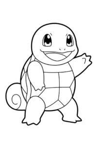 Desenho de Squirtle Desenho Colorir Imprimir 01